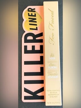 Too Faced Killer Liner 36 Hour Waterproof Gel Eyeliner Killer Cashmere NIB